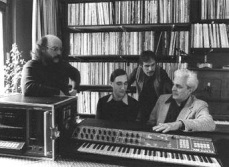 With Robert Moog 1982